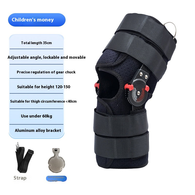 Leg Support Brace for Fracture Recovery and Knee Ligament Rehabilitation