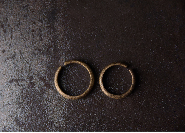 Original Design Open Ring for Women & Men – Vintage and Simple Couple’s Minimalist Copper Ring, Unisex Adjustable
