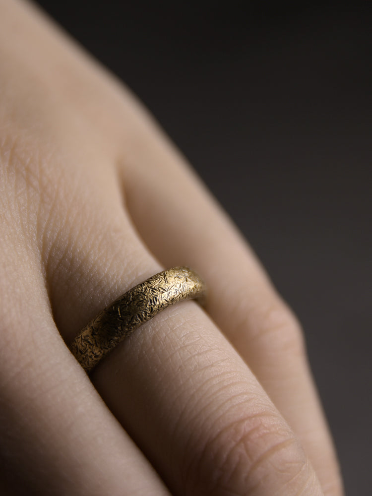 Original Design Open Ring for Women & Men – Vintage and Simple Couple’s Minimalist Copper Ring, Unisex Adjustable