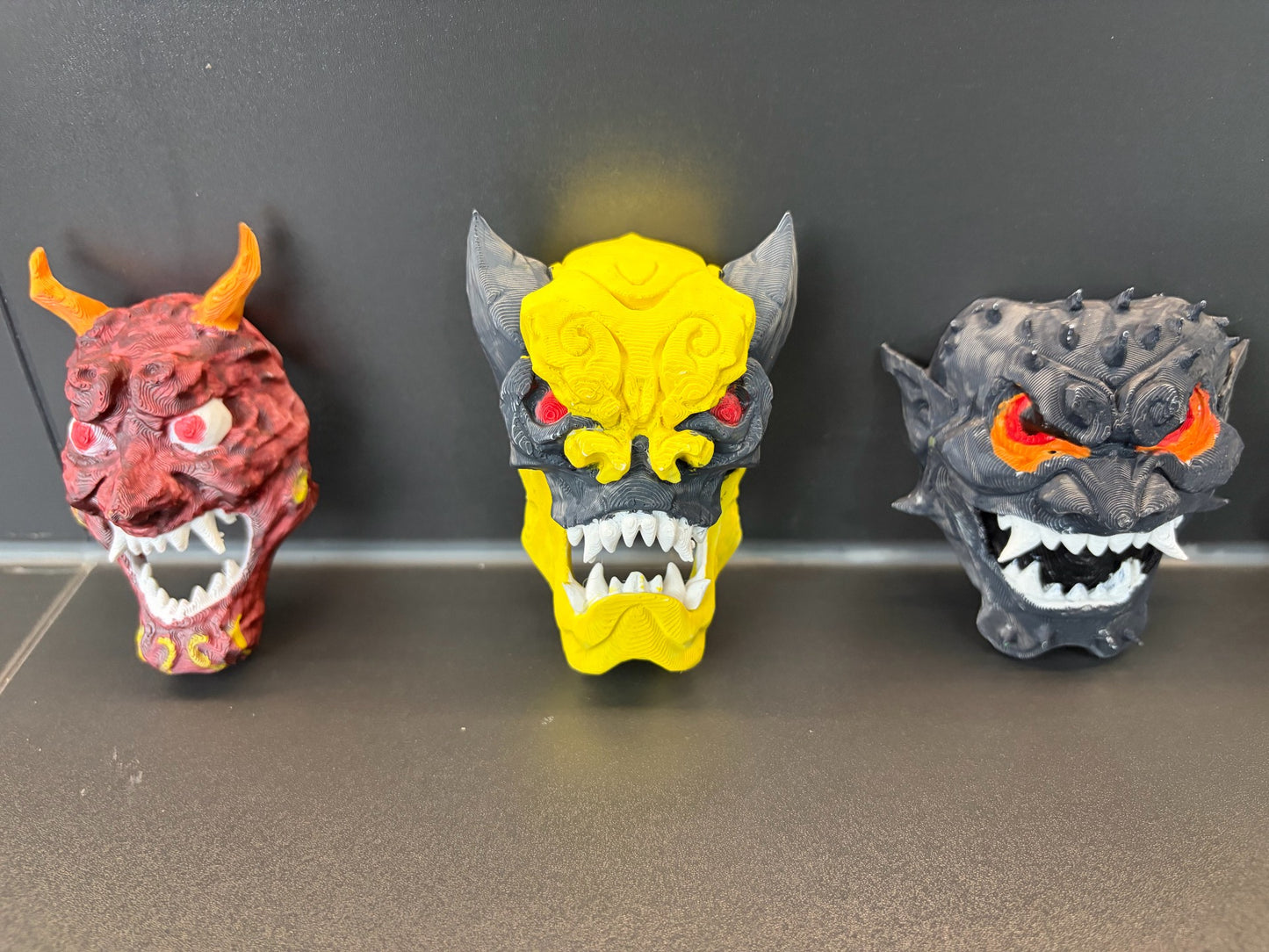 The Complete Set of 10 Shadowkhan Masks