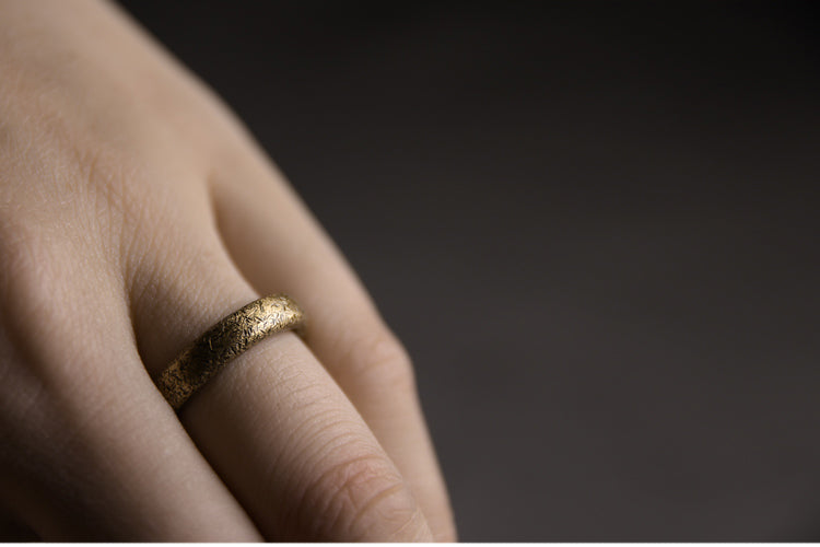Original Design Open Ring for Women & Men – Vintage and Simple Couple’s Minimalist Copper Ring, Unisex Adjustable