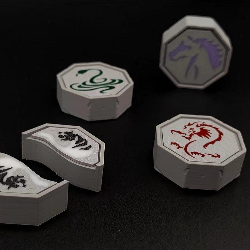 Jackie Chan Zodiac Stone LED Model | ACG Collectible, Light-Up Gift Box | Vibration & Magnetic Light Modes