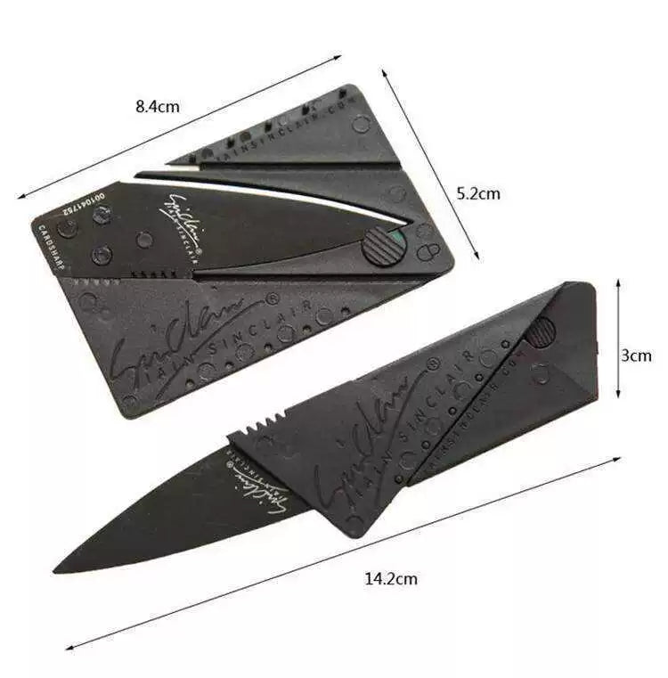 Internet Celebrity Credit Card Folding Knife - Multi-Function Card Knife, Tool Card, and Gift Card Knife for Everyday Use