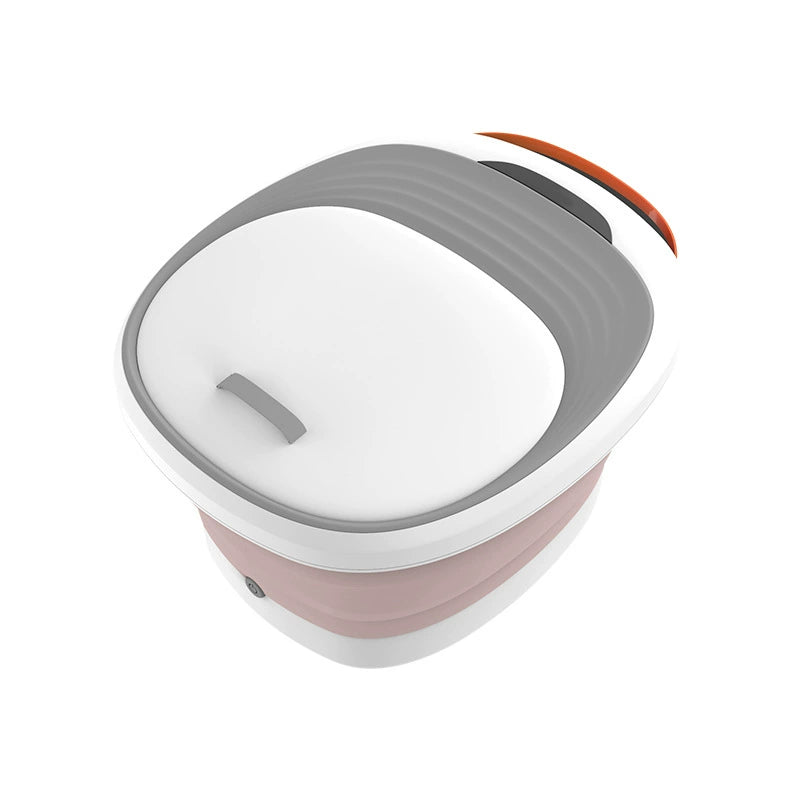 Foldable Foot Spa Tub Home Use Fully Automatic Heating Constant Temperature Massage Foot Therapy Machine with Bubble Function