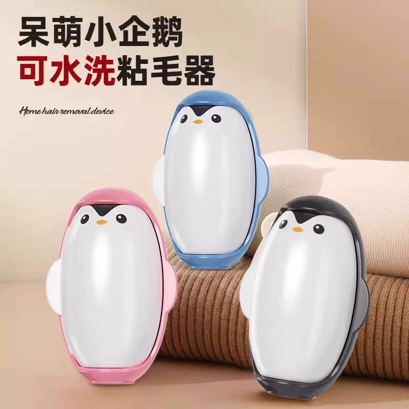 Reusable Penguin Sticky Hair Cleaning Tool for Home and Office
