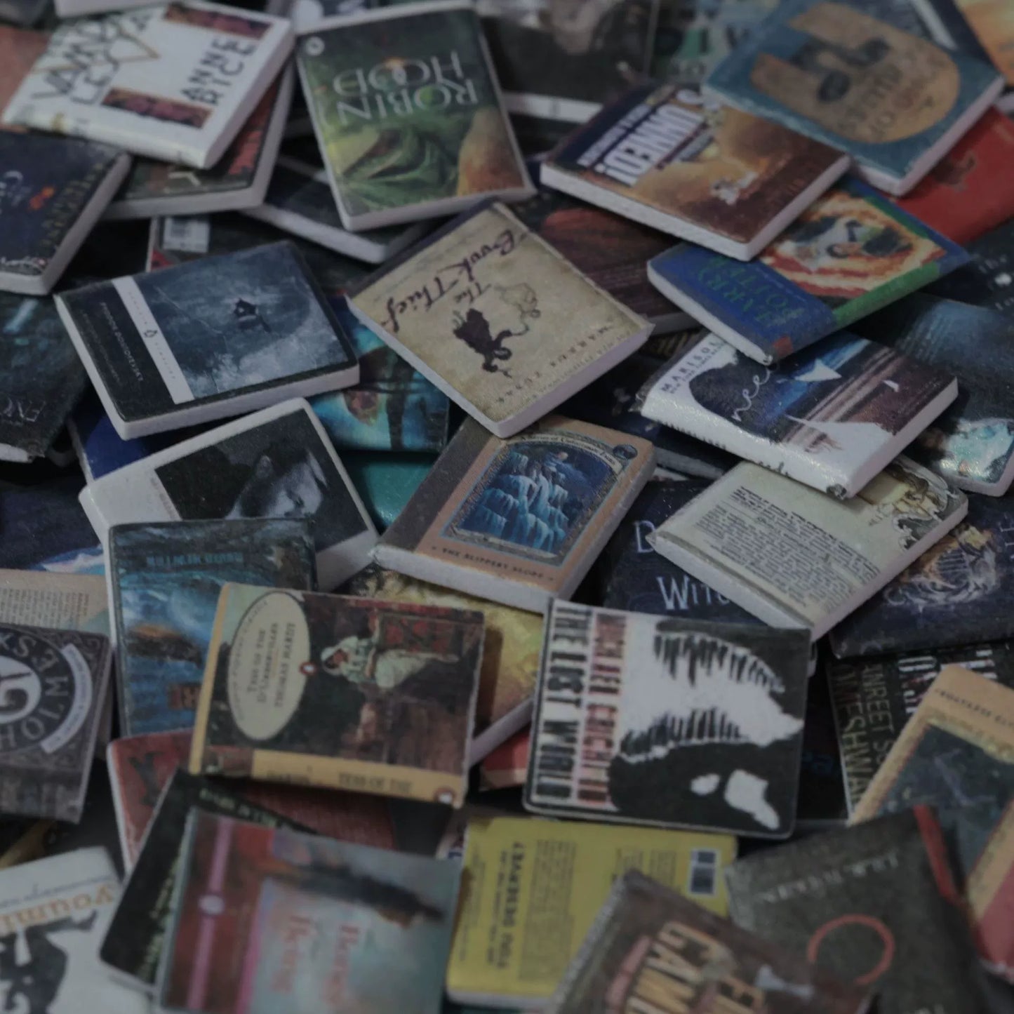 Chic Bookshelf Model - Handmade Micro Landscape with Strong Anti-anxiety Effect