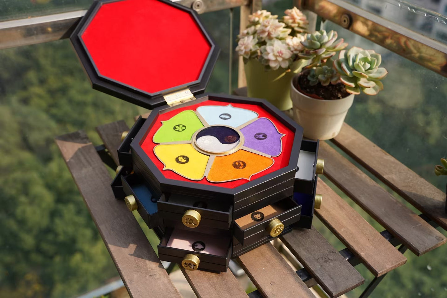 Master Fu's Chinese Miracle Box Replica - Miraculous Ladybug Cosplay Prop (25cm)
