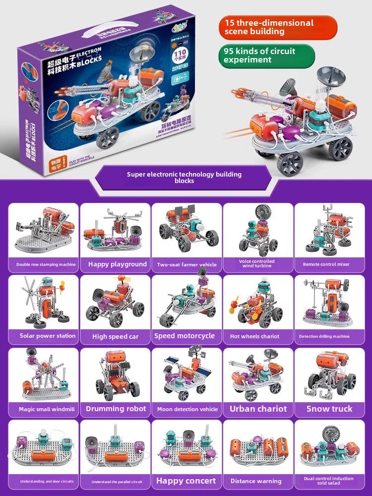 Engage Your Child with Our Fun and Educational Physics Circuit Science Experiment Kit for 7-10 Year Olds - Perfect for Boys Aged 9-12