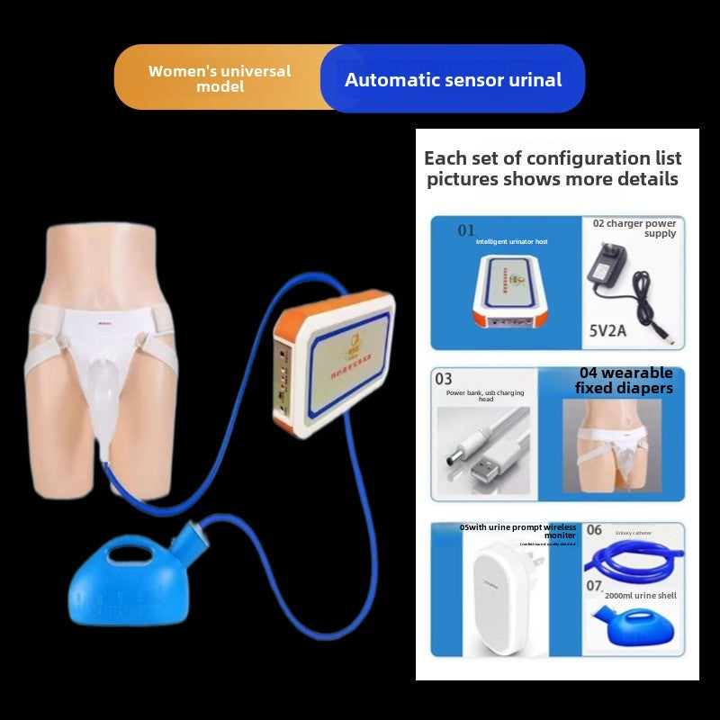 Incontinent Men's and Women's Bedpan - Say Goodbye to Frequent Nighttime Interruptions with this No-Spill Urine Collector