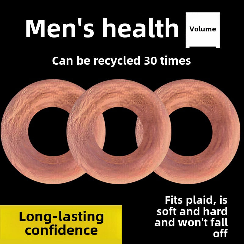 Specialized Male Intimate Care Pad: Absorbent Cotton Ring for Hygiene and Prepuce Cleansing, Medical Grade