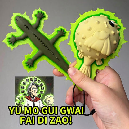 Glow-in-the-Dark Uncle's Blowfish - Handcrafted Magic Prop