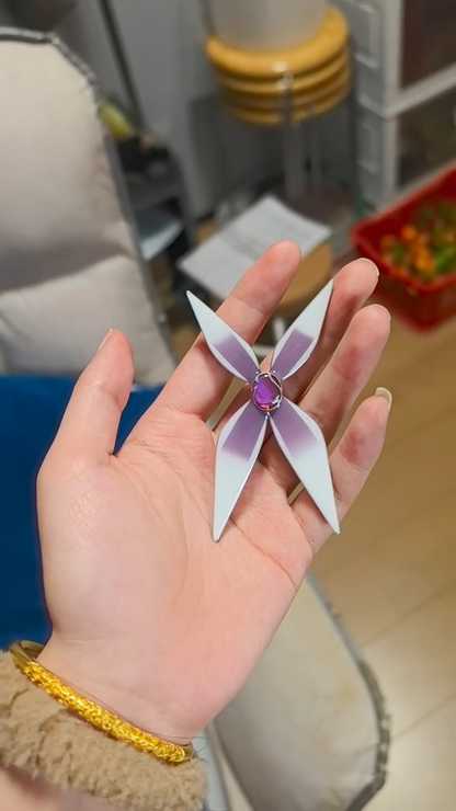 Handmade Butterfly Miraculous Brooch - Hawk Moth / Gabriel Agreste Cosplay Prop Replica