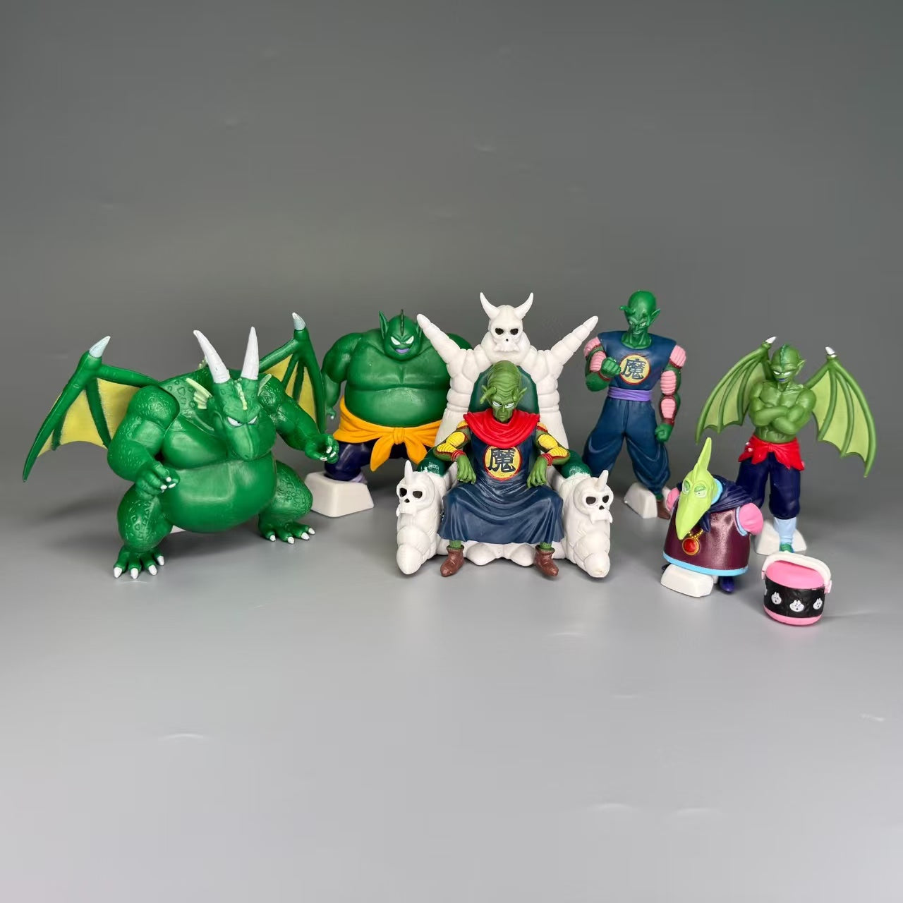7-Piece Demon King Piccolo Clan Figure Set | Complete Family Collectible Bundle