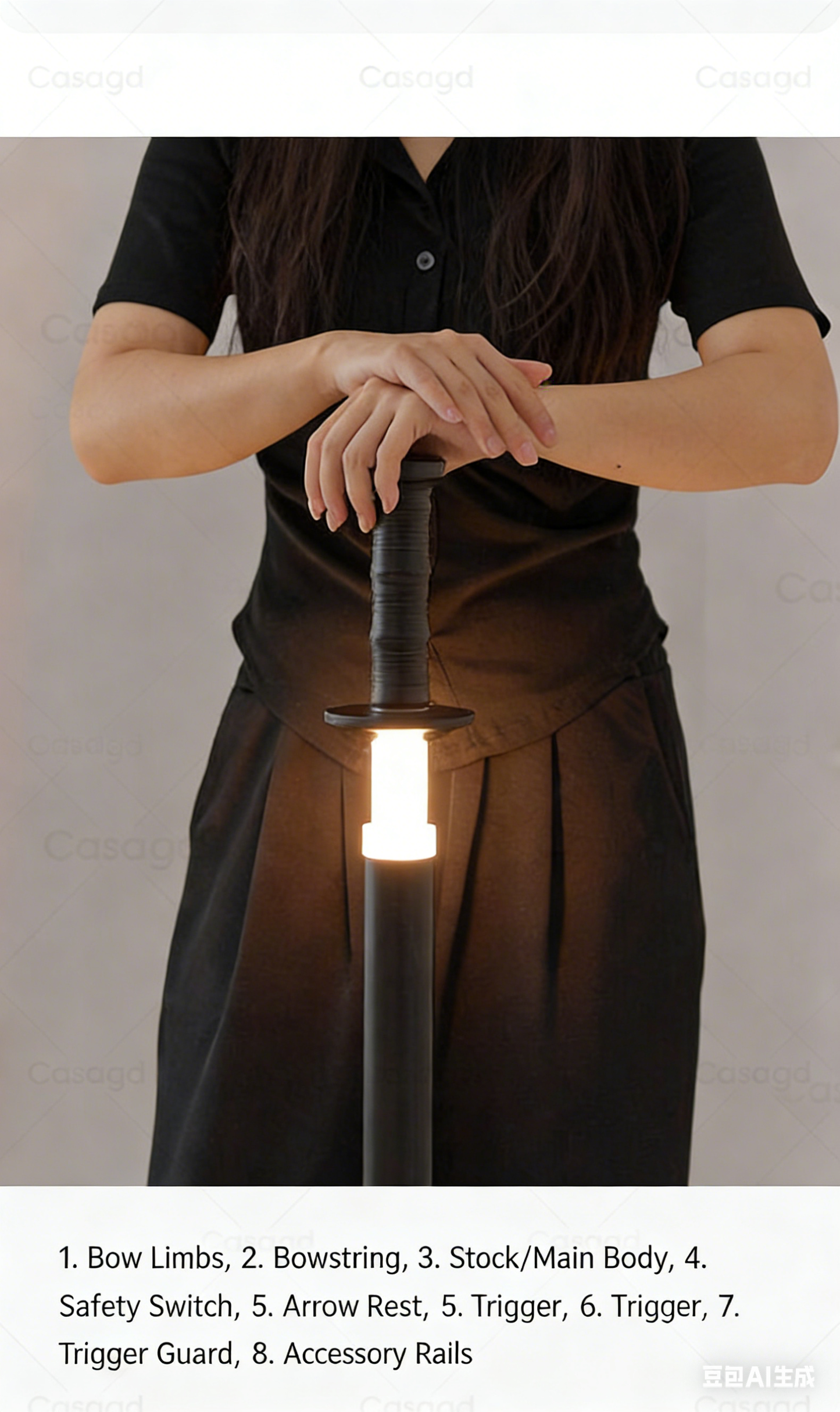 Minimalist Sword Floor Lamp - Interactive Adjustable Ambient Lighting