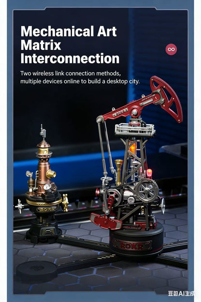 Industrial City Series: Mechanical Oil Pumpjack
