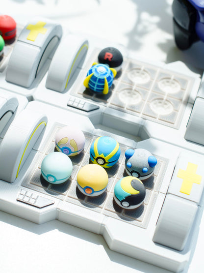 Miniature 15mm Poké Ball Replicas - Ultra Tiny Collectible Figures