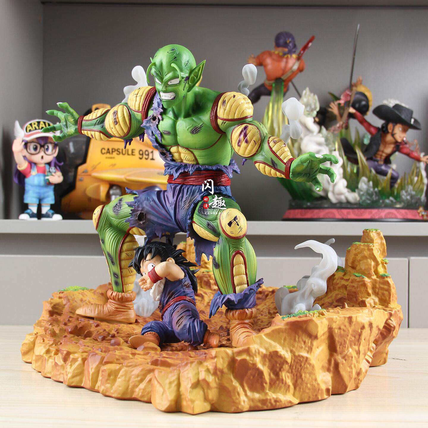 Dragon Ball Z Epic Moment: Piccolo Protecting Gohan GK Style Statue (28cm)