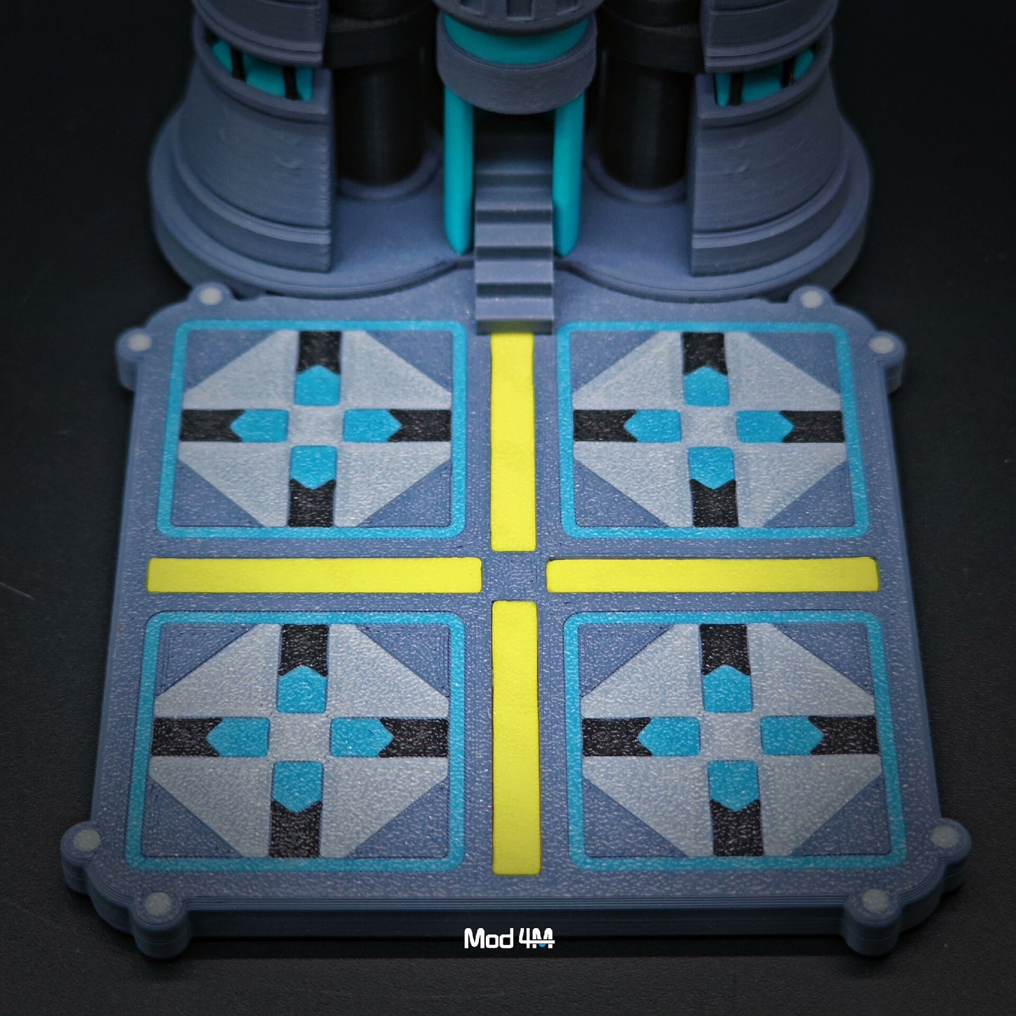 Sci-Fi Air Command Base: Wireless Phone Charger with Motorized Radar & LED Lights