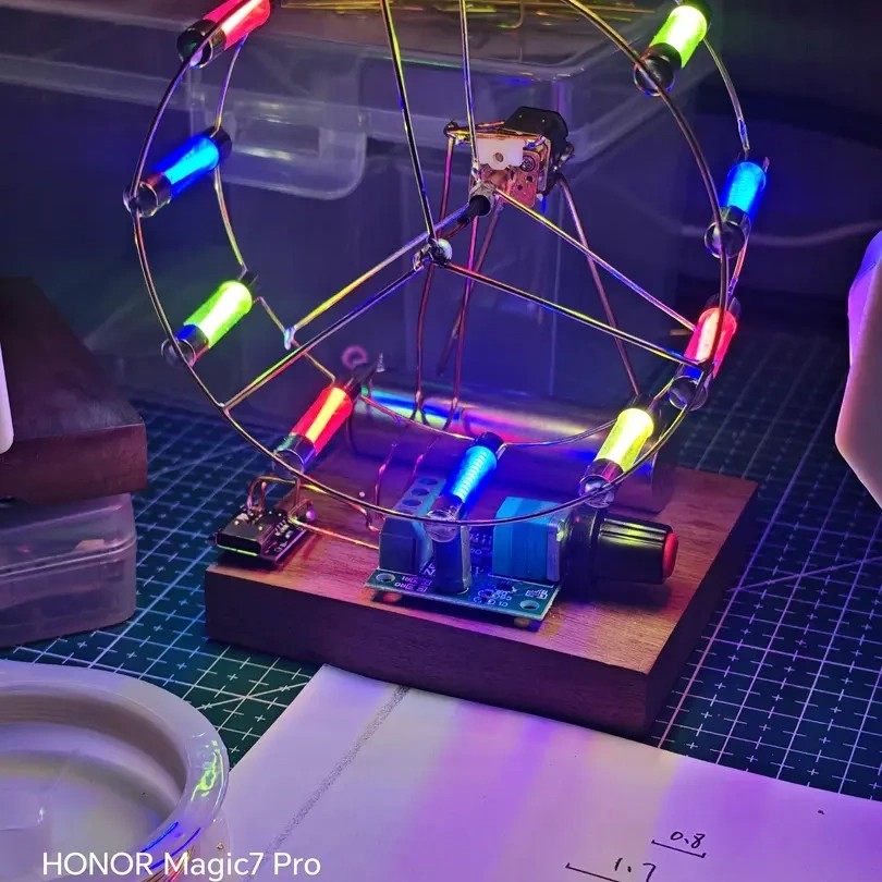 DIY Ferris Wheel Night Light Kit - All-in-One Engineering Project (Full Parts Included)