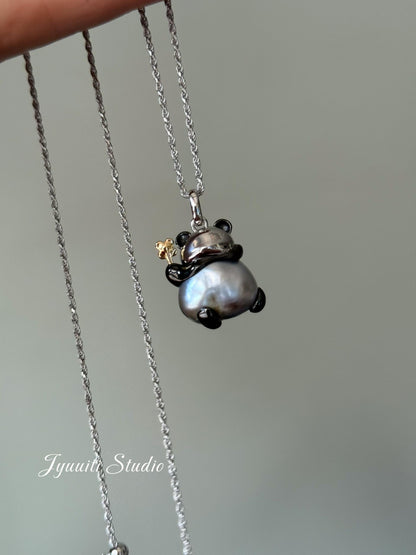 The Zen Panda: Baroque Pearl Necklace