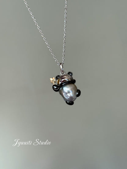 The Zen Panda: Baroque Pearl Necklace