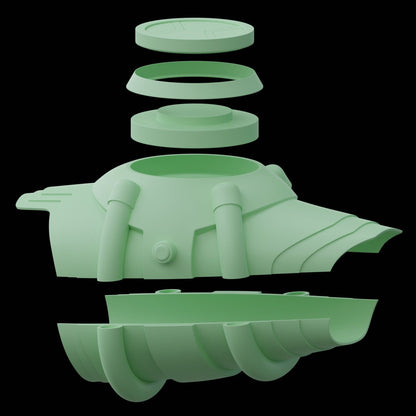 Handmade Rogue Alien Wrist Device - High-Detail Static Prop - 3D Printed Hero Artifact - Custom Cosplay Replica