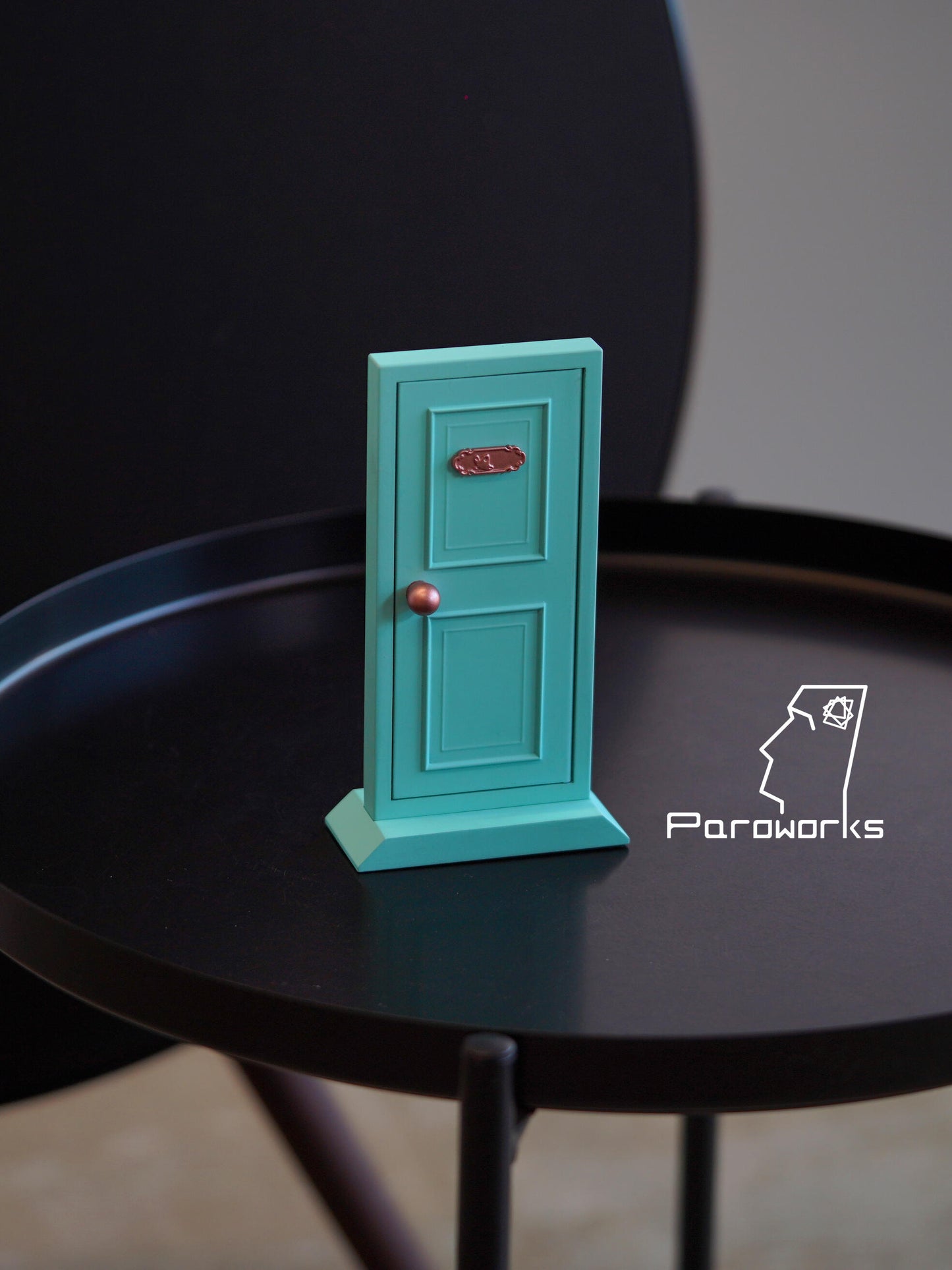 "Open The Door" Interactive LED Night Light | Miniature Door Desk Lamp for Room Decor
