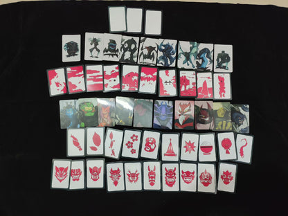 Mystic Oni Demon Mask Hanafuda Cards Set - 54 Pcs Limited Edition