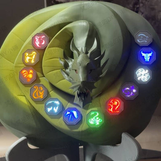 The Shendu Statue & 12 Talismans Complete Set