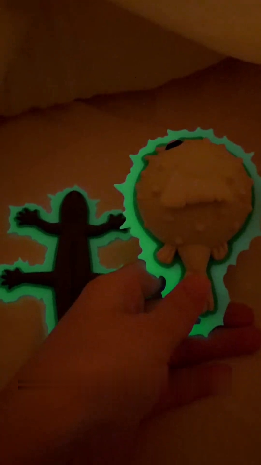 Glow-in-the-Dark Uncle's Blowfish - Handcrafted Magic Prop