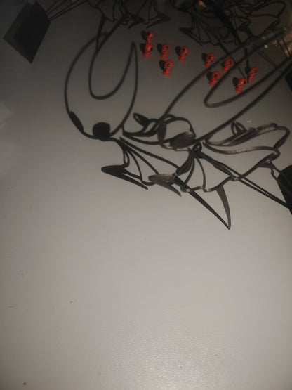The Magic of Hallownest: Hornet Shadow Silhouette Art Figure