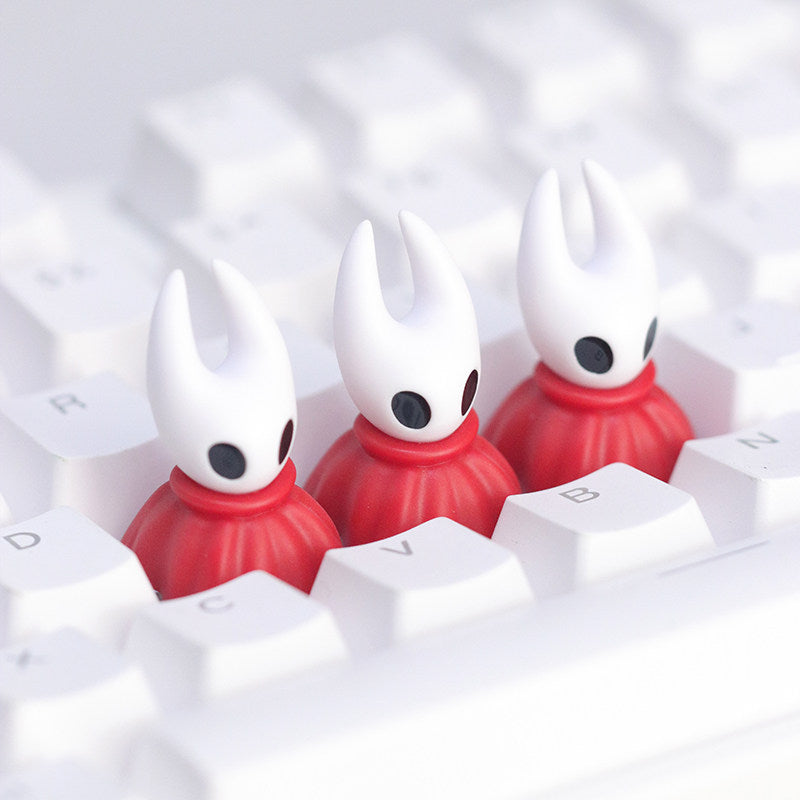 Custom Hollow Knight & Hornet Artisan Keycaps for Mechanical Keyboard