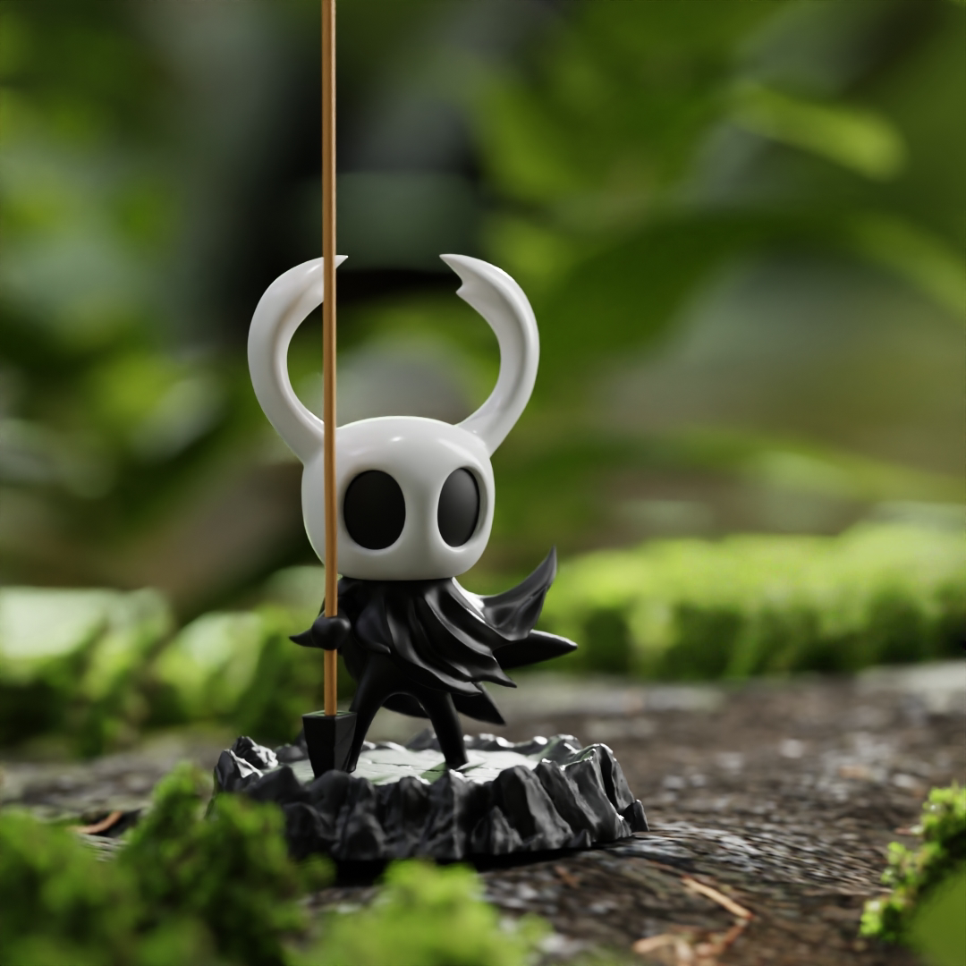 Custom Hollow Knight Incense Holder - Zen Gamer Desk Decor & Aromatherapy Stand