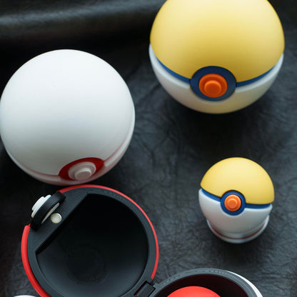 3D Printed Magnetic Poké Ball Replica | Openable Storage Prop Box (7.2cm)