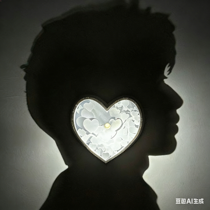 Custom Silhouette Shadow Night Light - Personalized Photo Projection Lamp