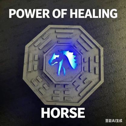 Upgraded Version - 12 Zodiac Talismans Set with Wireless Charging Disc