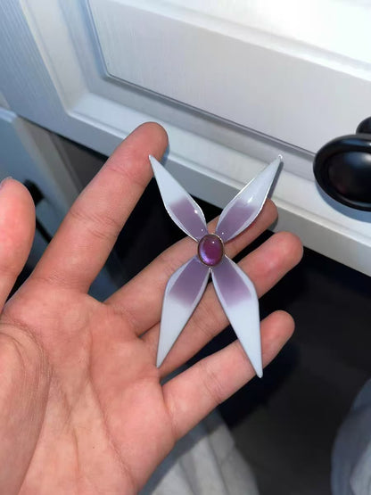 Handmade Butterfly Miraculous Brooch - Hawk Moth / Gabriel Agreste Cosplay Prop Replica