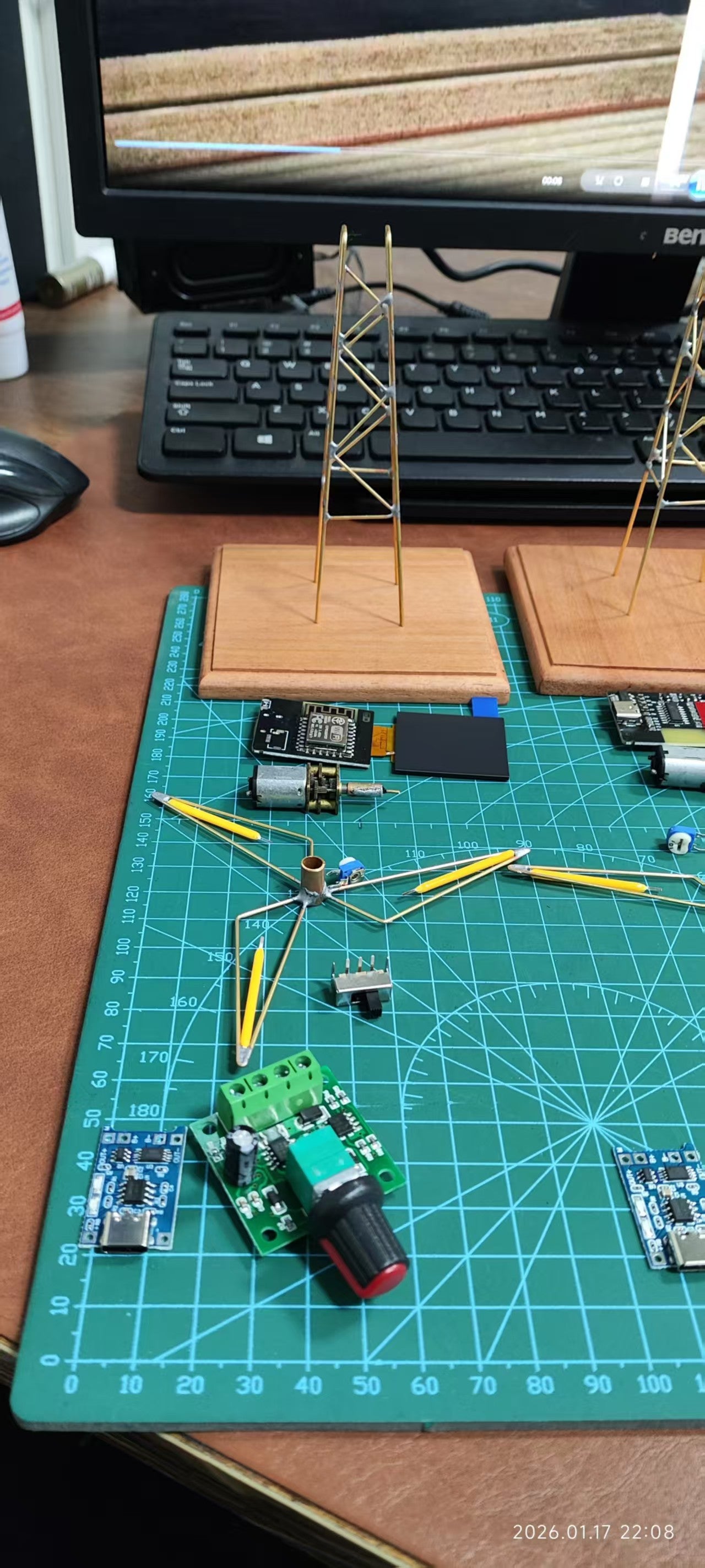 Windmill Kinetic Light Gen 2: Precision Engineered Desk Art