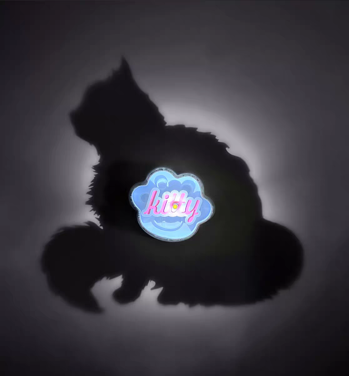 Magic Aesthetic Shadow Night Light - Coffee Cup & Fluffy Cat Projection Lamp