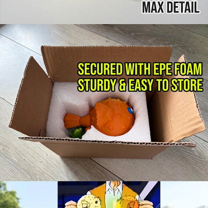 Uncle's Magic Pufferfish Prop | Jackie Chan Adventures Replica | Magnetic "Pew-Pew" Beam