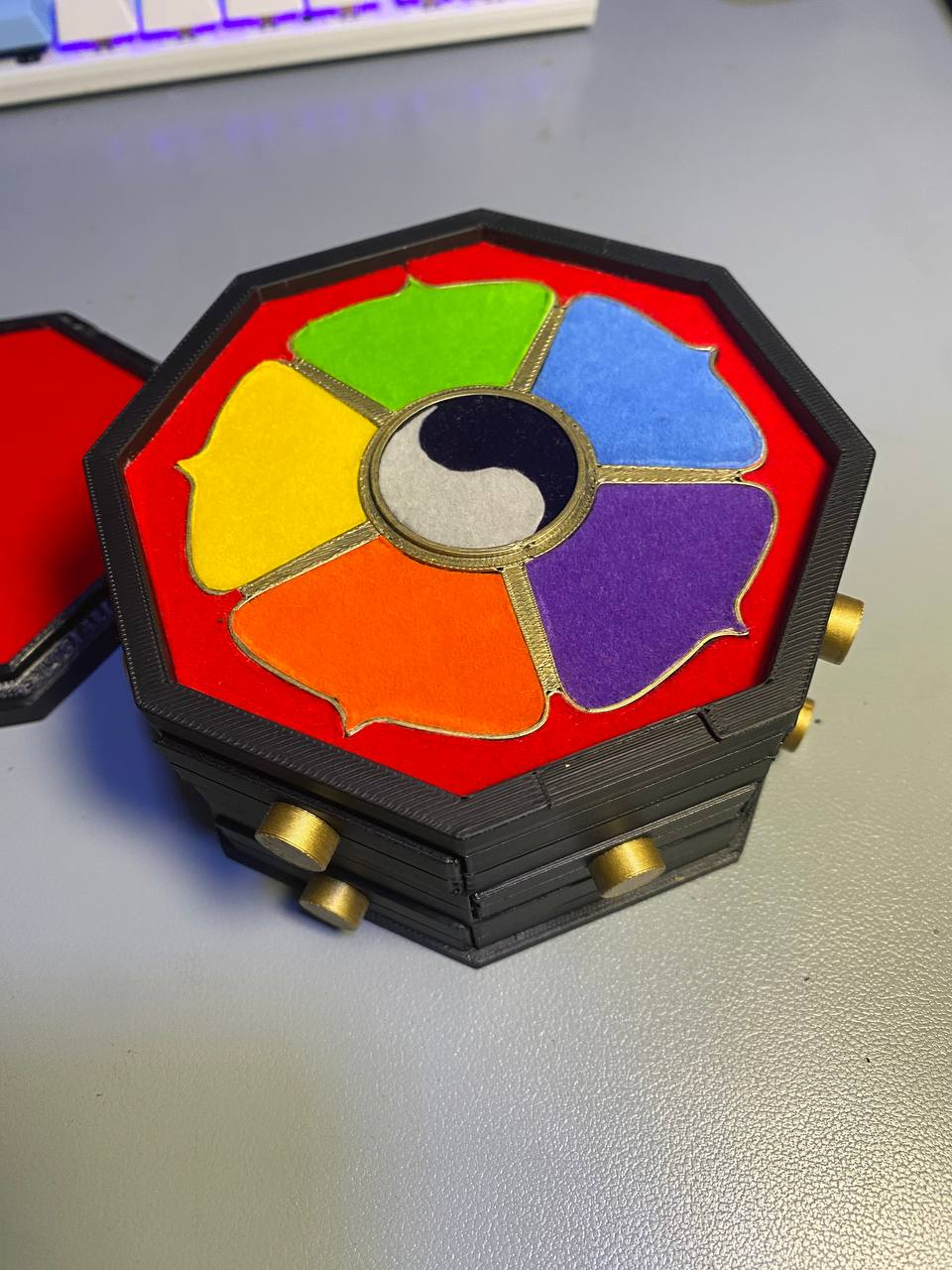 Handcrafted Mini Miracle Box | Functional Secret Jewelry Box with Drawers | 3D Printed Collectible