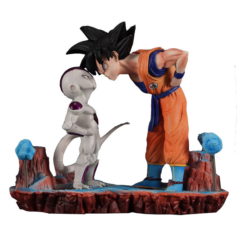 Epic Anime Staredown Diorama - Goku vs Frieza Classic Face-Off PVC Figure (15cm)