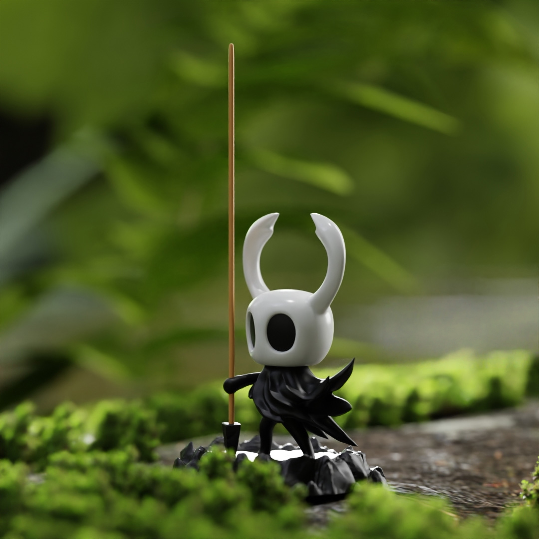 Custom Hollow Knight Incense Holder - Zen Gamer Desk Decor & Aromatherapy Stand