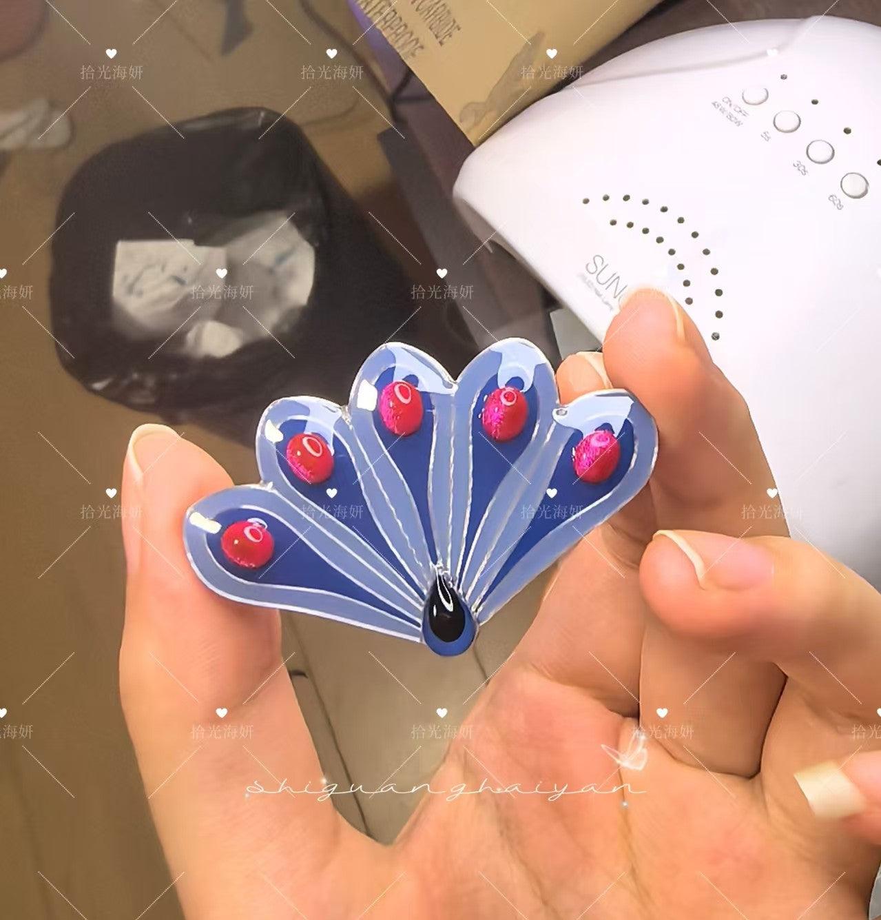 Peacock Miraculous Brooch Pin - Highly Detailed Transformed Mayura Cosplay Prop (Handmade Resin)
