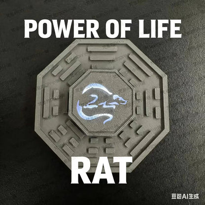 Upgraded Version - 12 Zodiac Talismans Set with Wireless Charging Disc