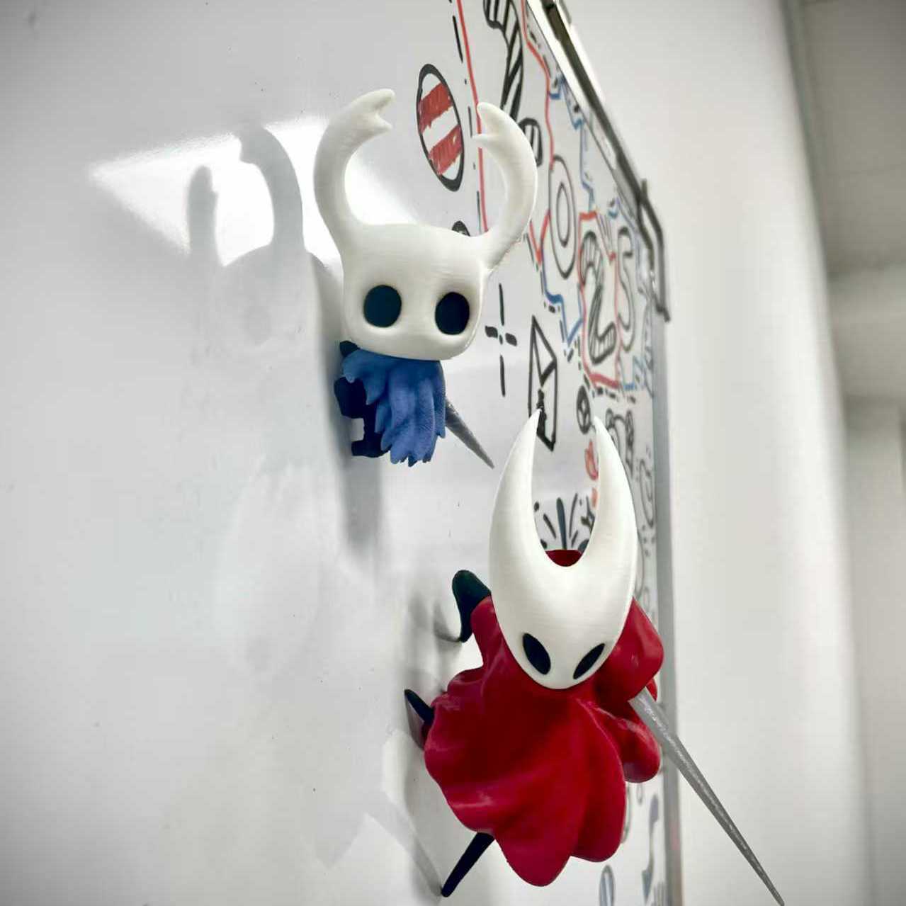 Hollow Knight Magnetic Figures - Hornet & The Knight Fridge Magnets