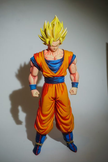 Custom 2D Manga Style Anime Warrior Figure - Hand-Painted Edition (30cm/11.8")