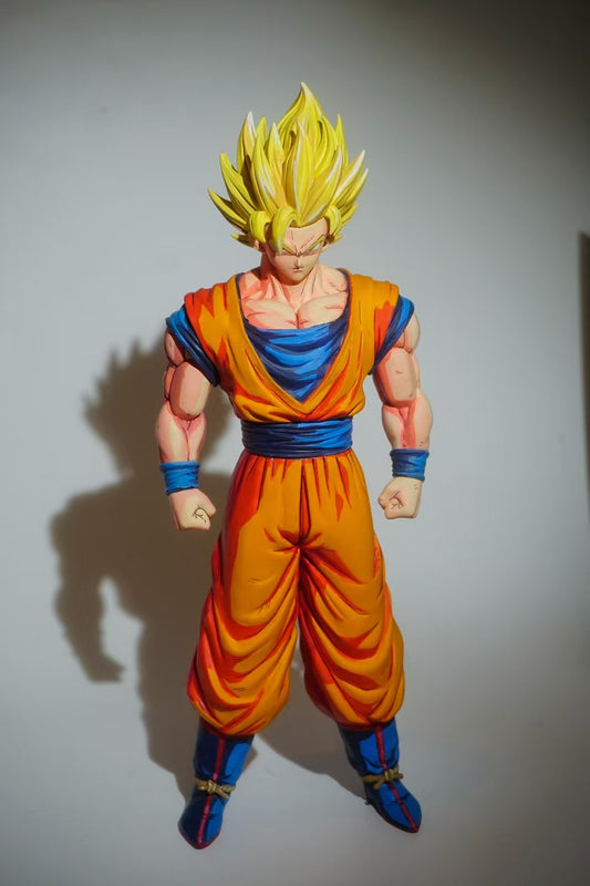 Custom 2D Manga Style Anime Warrior Figure - Hand-Painted Edition (30cm/11.8")