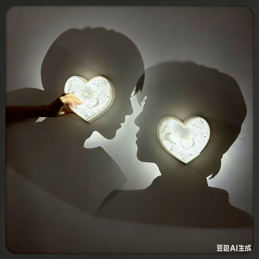 Custom Silhouette Shadow Night Light - Personalized Photo Projection Lamp