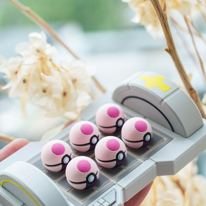 Miniature 15mm Poké Ball Replicas - Ultra Tiny Collectible Figures